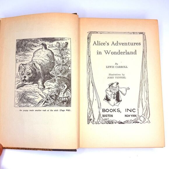 Vintage Alice’s Adventures in Wonderland by Lewis Carroll Books Inc - Picture 5 of 8